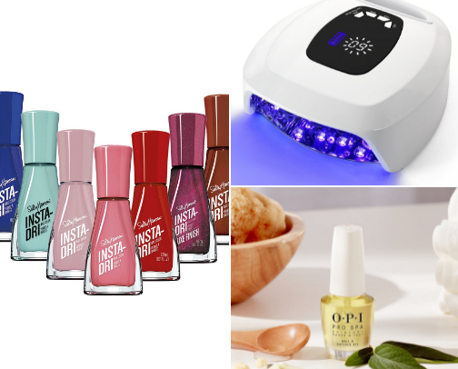 do your nails at home and save money 💵 cover photo collage