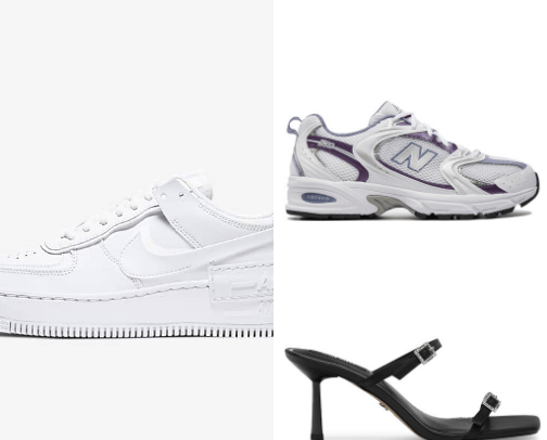 Footwear cover photo collage