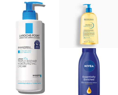 ezcema skincare cover photo collage