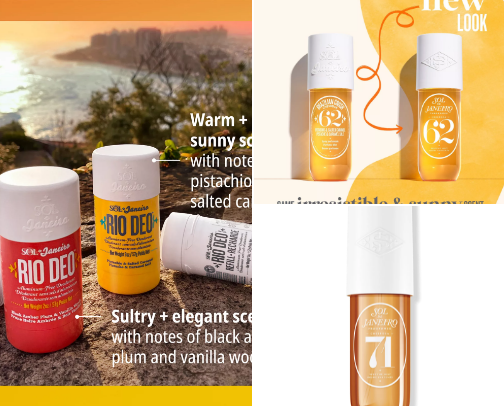 body care essentials 🧴 cover photo collage
