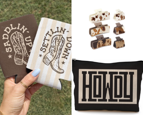 Bridesmaid Gifts (western inspired 🤠) cover photo collage