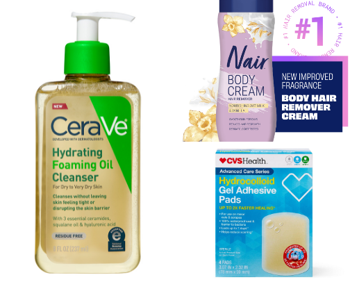 Dermatologist recommended products cover photo collage