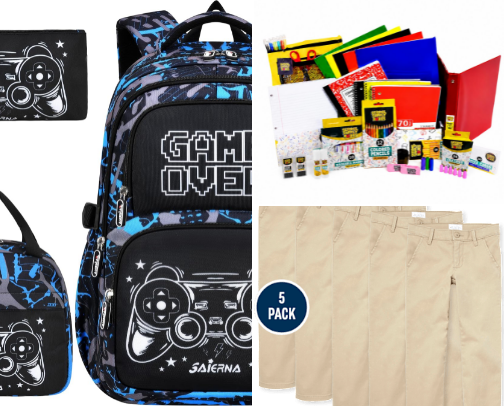 Back To School Haul cover photo collage