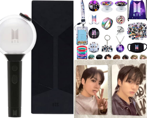 bts merch cover photo collage