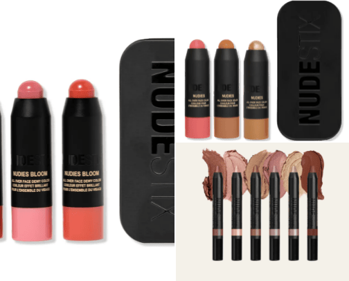 On-the-go beauty cover photo collage