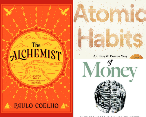 Books that I love and recommend 📚 cover photo collage