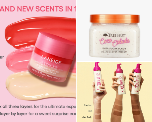 Self care shelf - products I love 🫶🏻💄 cover photo collage