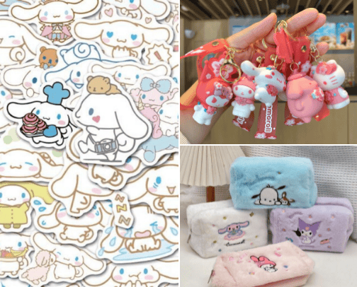 for my sanrio girlies cover photo collage