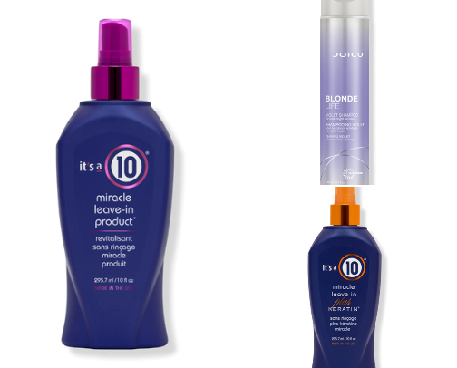 Hair products cover photo collage