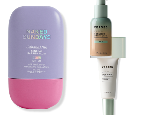 glowy & natural everyday SKINCARE MAKEUP  ✨ cover photo collage