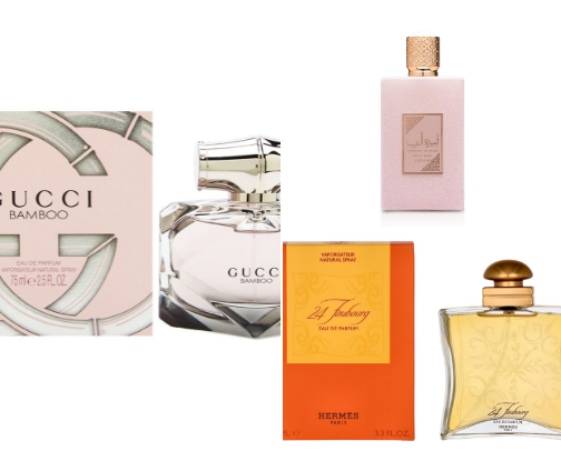 Perfume is a way to express yourself and show your personality. cover photo collage
