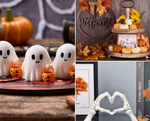 The Best Creepy & Cute Halloween Home Decor! cover photo collage