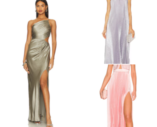 Long dresses(light colours) 🩷✨️🤍 cover photo collage
