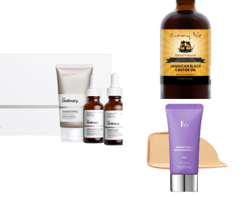 My Go- To Skin Care Essentials cover photo collage