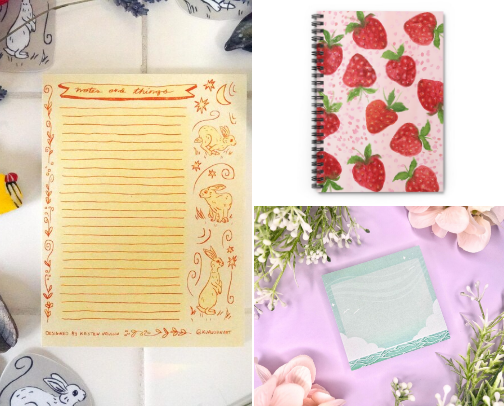 Stationary for the girlies🖊️ cover photo collage