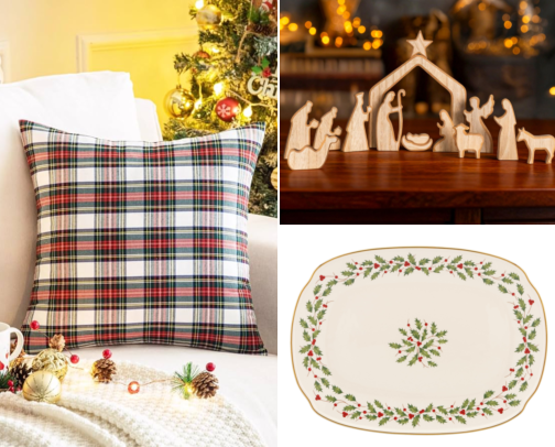 Timeless Christmas Decor Finds cover photo collage