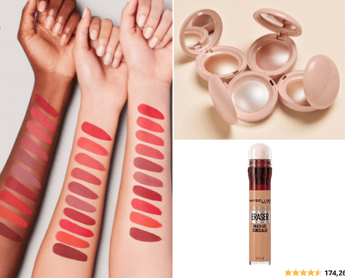 Makeup cover photo collage