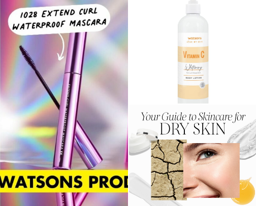 Skin care cover photo collage