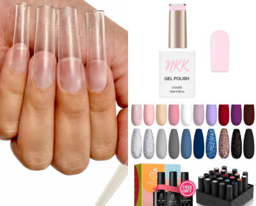 Nails at home 💅 cover photo collage