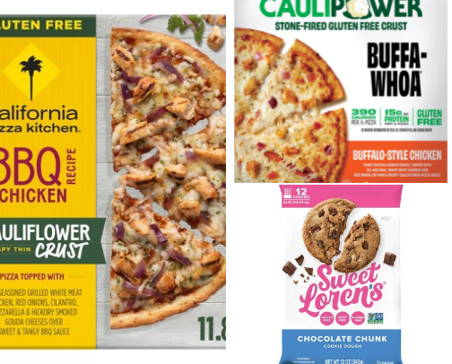 Gluten-free snacks, sweet treats, and meals cover photo collage