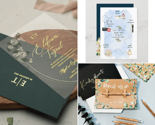 Save the Date Ideas cover photo collage