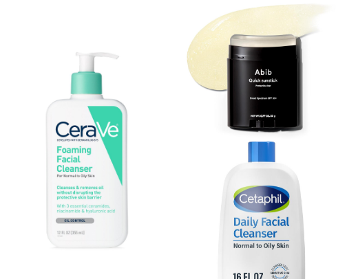 skincare cover photo collage