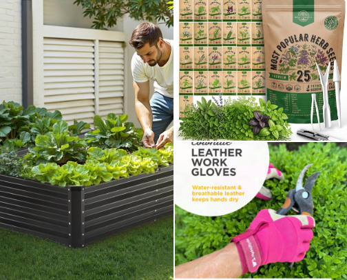 🪴 Everything Gardening 🪴 cover photo collage