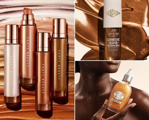Glow & Shimmer cover photo collage