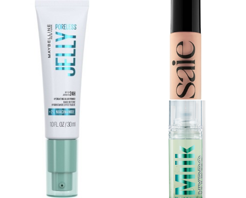 Glowy makeup guide cover photo collage