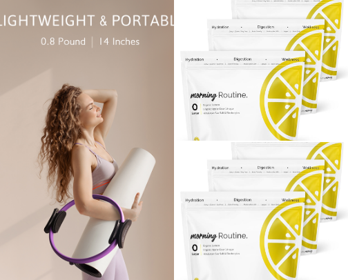 Healthy Mom Life: My Wellness & Fitness Must-Haves cover photo collage