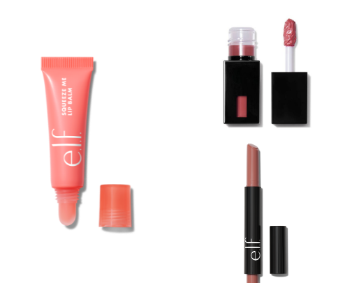 My favorite elf lip products cover photo collage