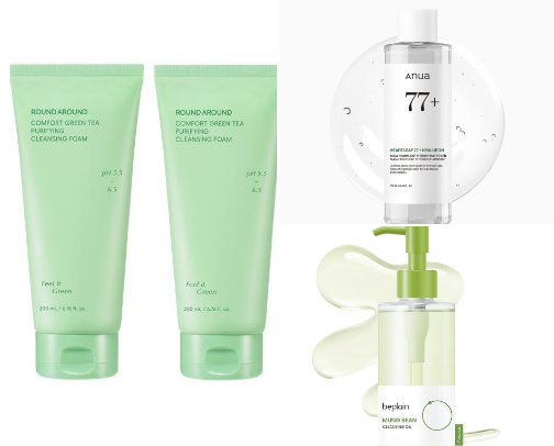 my current korean skincare routine! cover photo collage