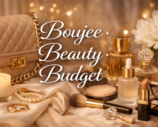 Boujee Beauty on a Budget 🖤✨ cover photo collage