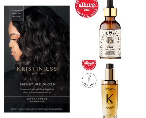 My Go-To Hair Care Essentials for Soft, Healthy, Glossy Hair 🎀 cover photo collage