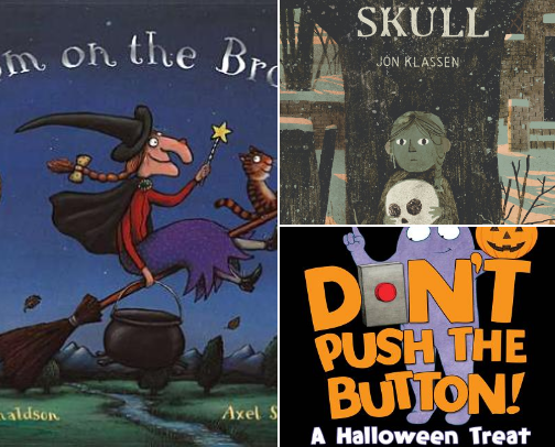 Favorite Halloween Reads for Kids cover photo collage