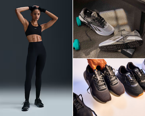 Sports & fitness cover photo collage