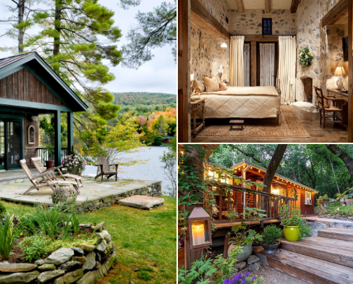 Woodsy Dream House Ideas and Finds cover photo collage