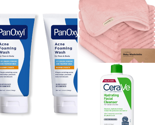 Healing acne prone skin💆‍♀️ cover photo collage