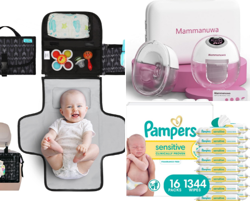 🤍 My Must-Have Baby Essentials for New & Busy Moms cover photo collage