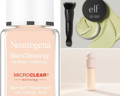 Acne- Friendly Glam Kit cover photo collage