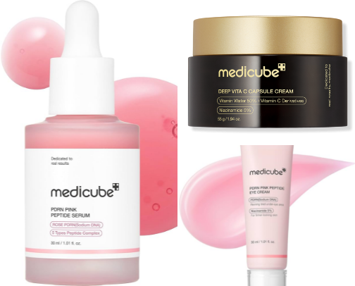 korean skincare cover photo collage