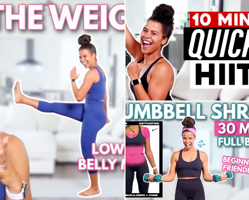At Home Workouts cover photo collage
