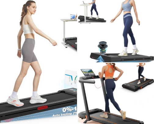 Best Under Desk Treadmills Under $500: 10 Walking Pads for Home Offices cover photo collage