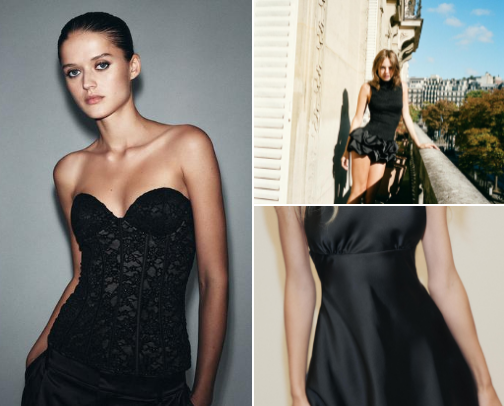 Zara Partywear 2025 cover photo collage