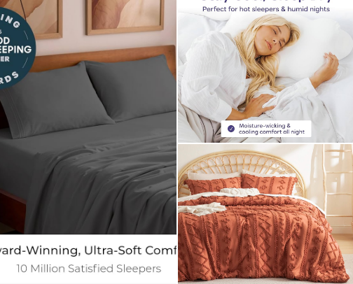 Bedding faves cover photo collage