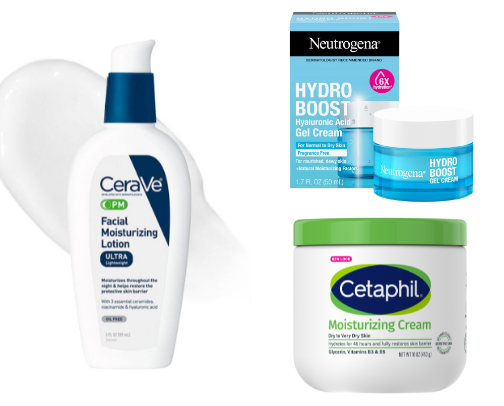 Top 10 Moisturizers I’d Recommend cover photo collage
