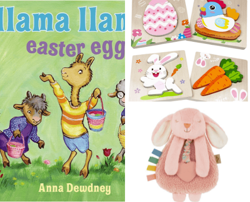 Easter Basket Ideas for an 8 month old cover photo collage