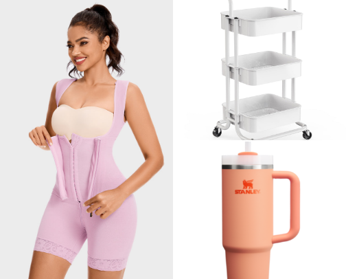 Tummy Tuck Recovery Items cover photo collage