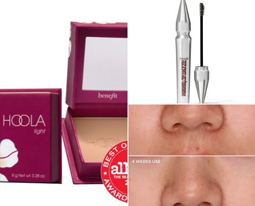 Benefit Cosmetics cover photo collage