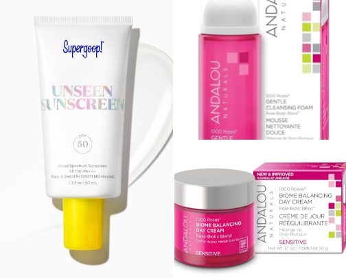 Things I put on my face and I think you should too! (Beauty recs!) cover photo collage